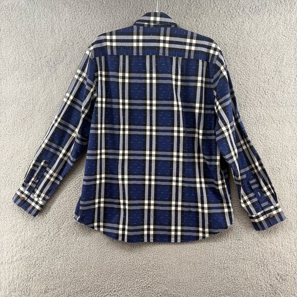 Robert Graham 2XL Tailored Fit Blue Plaid Button Down Shirt Modern Americana - Picture 3 of 12